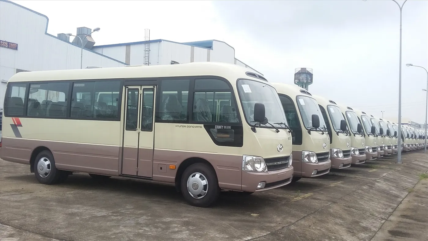 Cho thuê xe Kon Tum 29 chỗ có lái